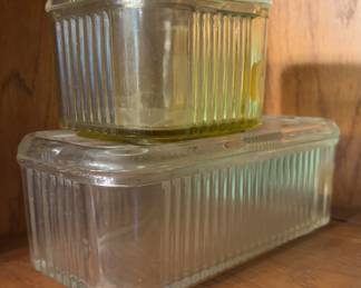 Vtg federal refrigerator dishes