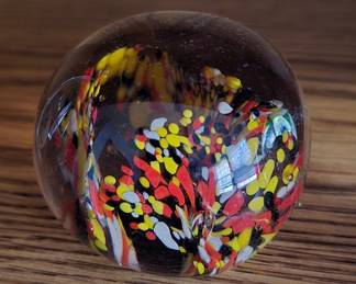 Glass paperweight