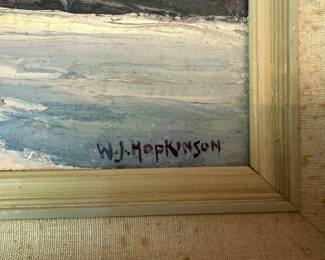 William John Hopkinson painting