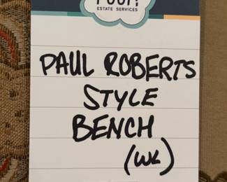 Paul Roberts Style Bench