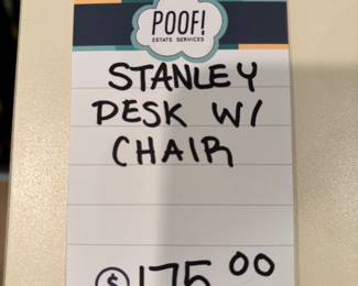 Stanley Desk w/ Chair