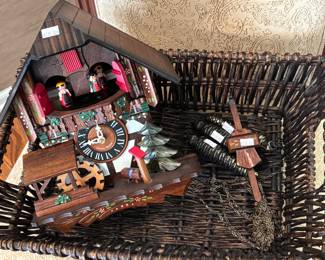 Basket, Decorative Clock