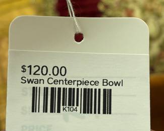 Swan Centerpiece Bowl