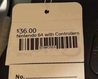 Nintendo 64 with Controllers