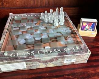 Glass Chess Set