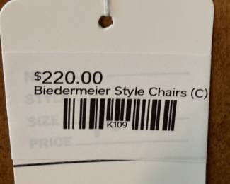 Biedermeier Style Chairs (C)