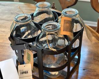 Milk Bottle Carrier Set 