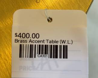 Brass Accent Table (WL)