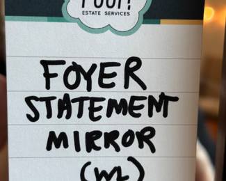 Foyer Statement Mirror