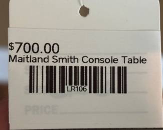 Maitland Smith Console Table