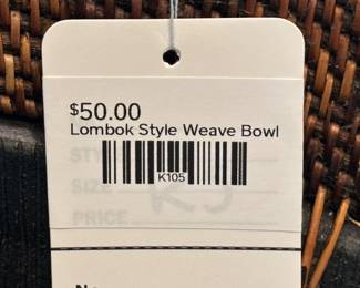 Lombok Style Weave Bowl