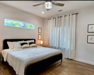 King size bed and mattress