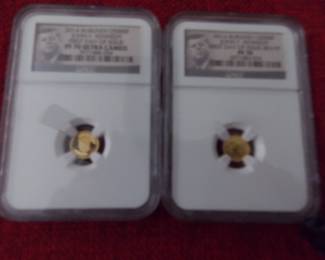 2 half gram coins