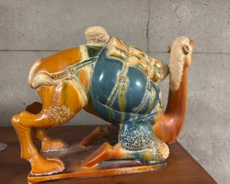 Kneeling camel