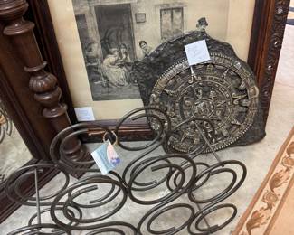 wine rack, Mayan sundial