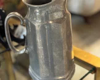 Pewter pitcher