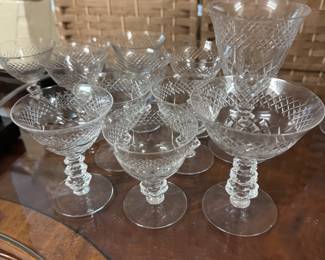 crystal stemware