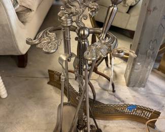 Silver fire tools