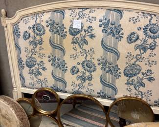 Vintage upholstered headboard