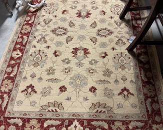 Wool, hand knotted rug