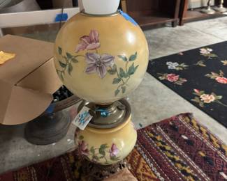 Victorian globe lamp
