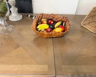 Top of the painted table