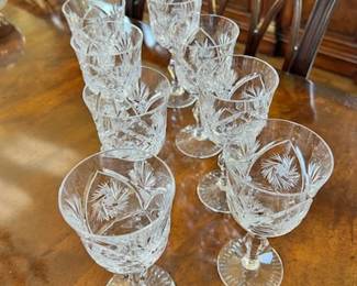 More crystal stemware