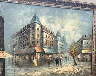 Painting by Caroline Burnett