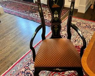 Set of 2 chinoisoire chairs