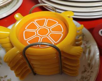 MCM turtle coasters