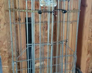 Vintage folding pull cart