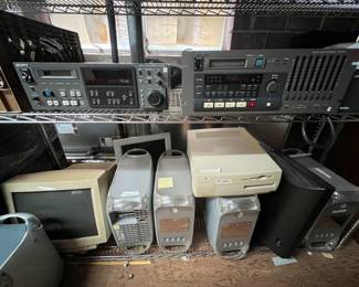 Sony Equipment
Apple computers G5, others
Monitors, connectors, plugs