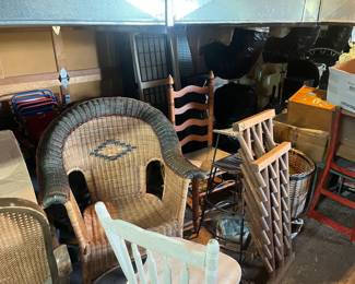 Wicker chairs