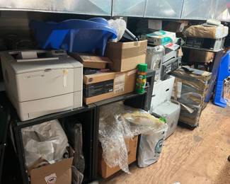 Printers, water coolers, equipments