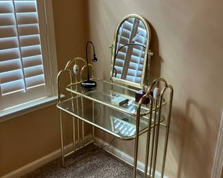 Brass dressing table