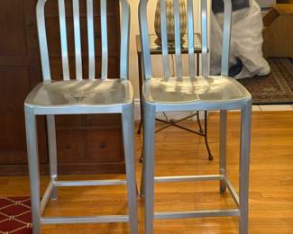 Aluminum Counter Stools 3 Available