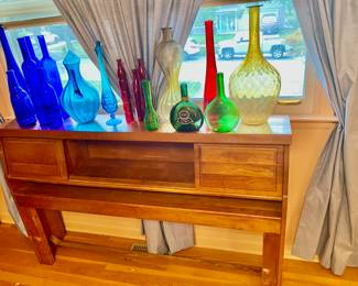 Mid Century Colored Glass
