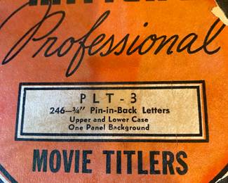 Movie Titlers/Box
