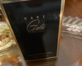 Vintage Rare Gold Perfume/Box