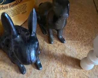 Cast Iron Bunnies