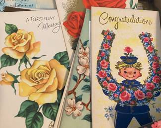 Vintage Unused Cards/Box