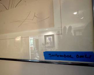 Salvador Dali signed print