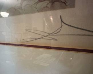Dali signed art pieces in this sale