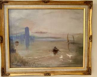 Original art through-out the home