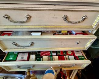 Boxes of Christmas Ornaments