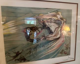 Salvador Dali signed art