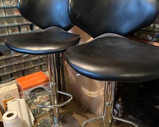 Vintage mid-century inspired bar stools