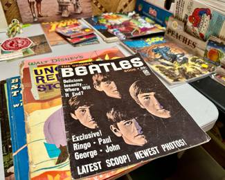 Beatles and more, magazines and books