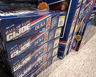 GI Joe figures and toys still in original packaging