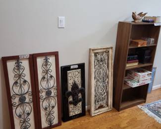 wall decor and shelf